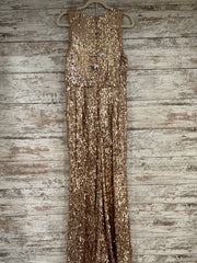 GOLD SPARKLY LONG DRESS