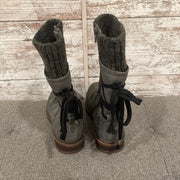 GRAY SUEDE LINED BOOTS $145