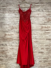 RED LONG EVENING GOWN (NEW)