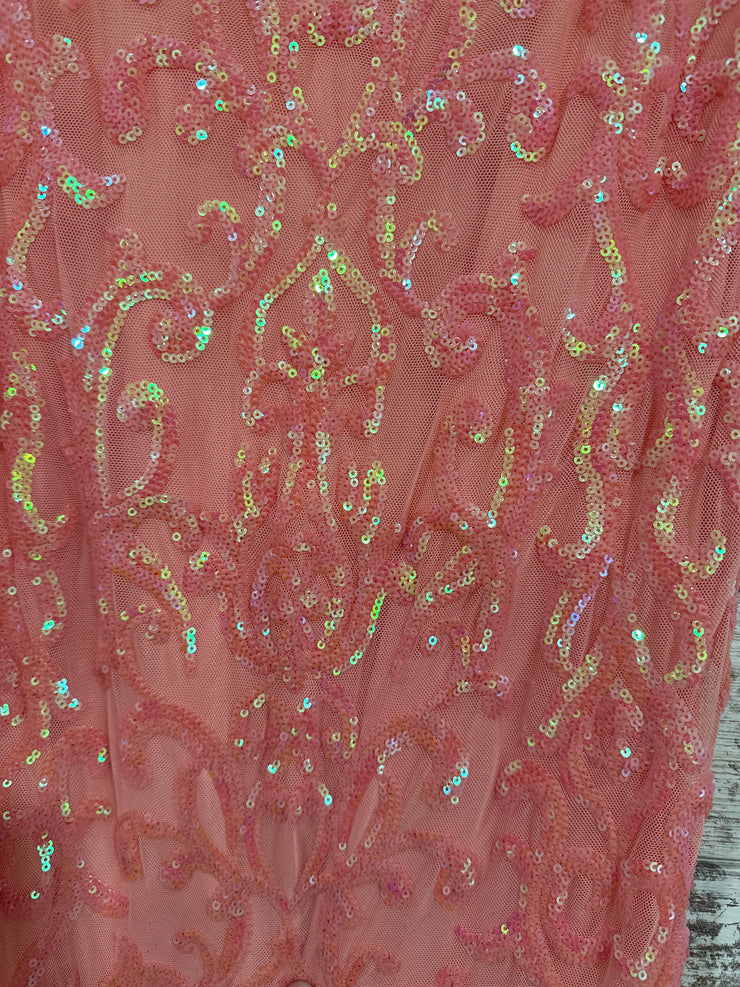 CORAL LONG EVENING GOWN