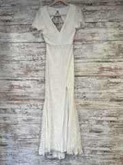 WHITE LACE LONG DRESS (NEW)