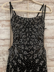 BLACK SPARKLY LONG DRESS (NEW)