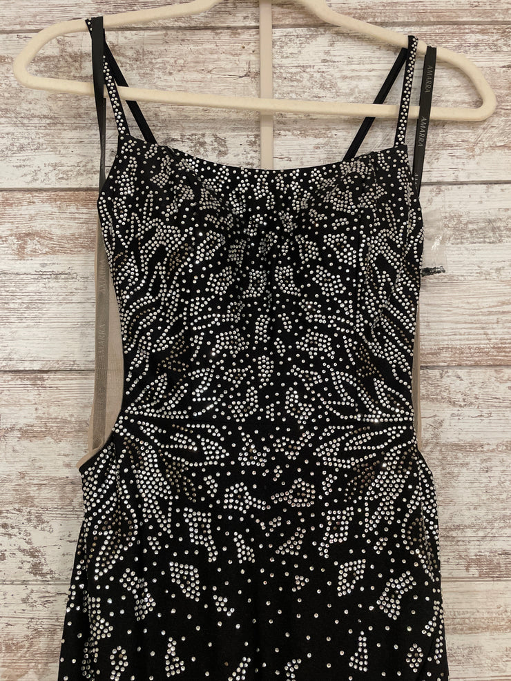 BLACK SPARKLY LONG DRESS (NEW)