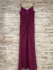 PURPLE LONG EVENING GOWN