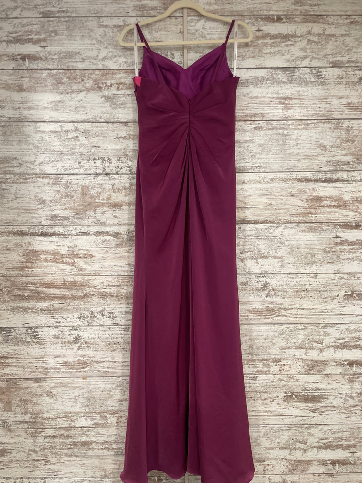 PURPLE LONG EVENING GOWN