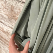 GREEN LONG EVENING GOWN