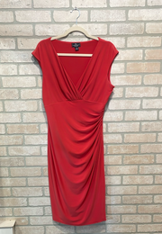 ORANGE MIDI DRESS