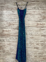 ROYAL BLUE SEQUIN DRESS (NEW)