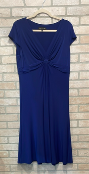 ROYAL BLUE MIDI DRESS