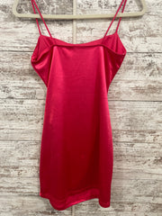 PINK SATIN SHORT DRESS