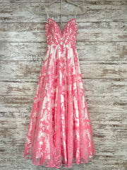 WHITE/PINK PRINCESS GOWN