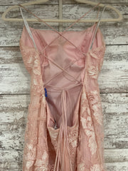 PINK/FLORAL MERMAID GOWN