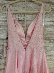 PINK SPARKLY A LINE GOWN (NEW)
