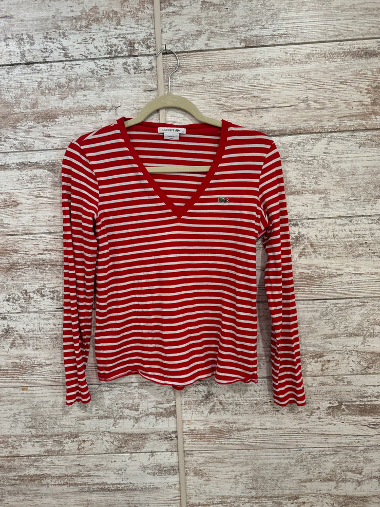 RED/WHITE 100% COTTON TOP $90