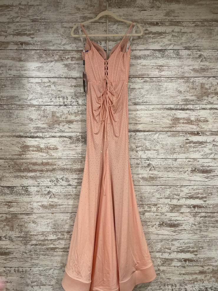 PINK SPARKLY LONG DRESS (NEW)