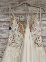 IVORY/NUDE WEDDING GOWN $1400
