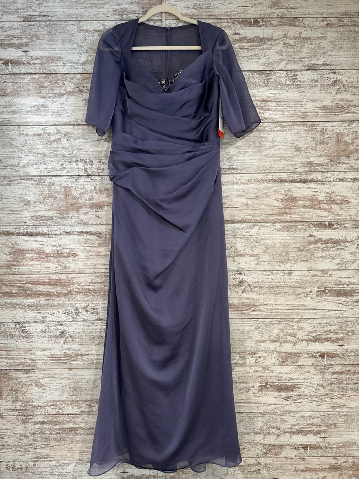 PURPLE LONG EVENING GOWN