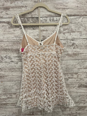 WHITE/FLORAL SHORT DRESS