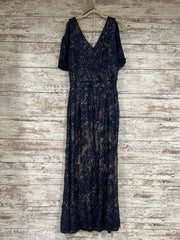 NAVY/NUDE SPARKLY LONG DRESS