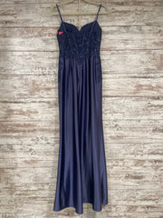 LAVENDER LONG EVENING GOWN