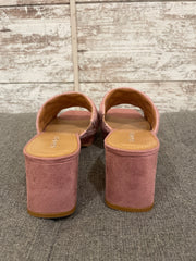 PINK QUILTED SANDALS (NEW) $99