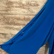 BLUE LONG SLEEVE TOP $59