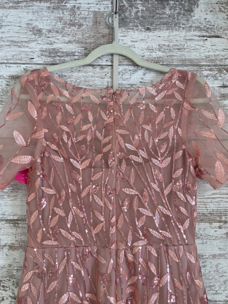 PINK SPARKLY LONG DRESS (NEW)