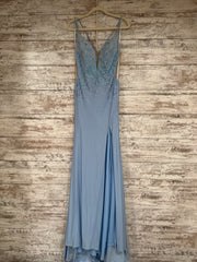 BLUE SPARKLY LONG DRESS (NEW)