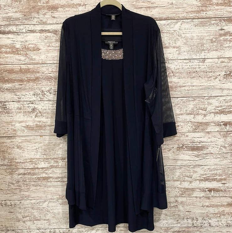 NAVY 2 PC. SHORT DRESS SET-NEW