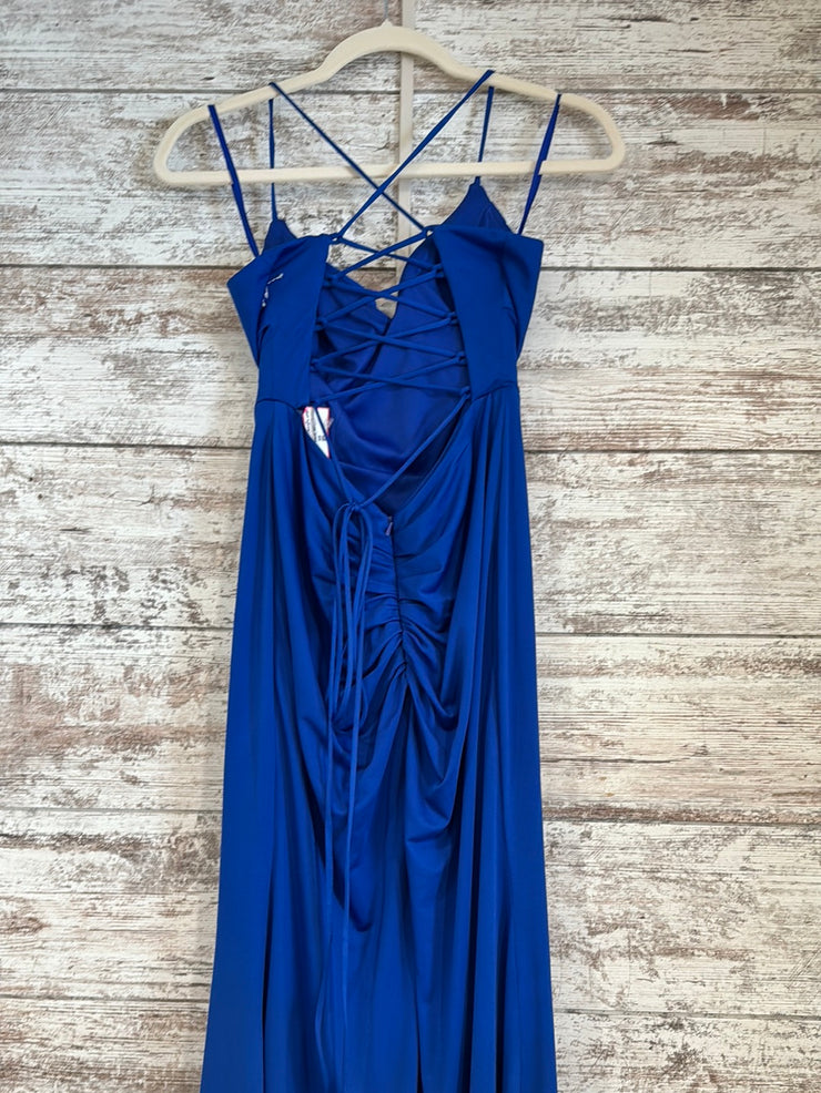 ROYAL BLUE LONG DRESS (NEW)