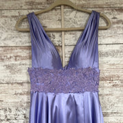 LAVENDER LONG EVENING GOWN