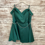 GREEN SHORT DRESS
