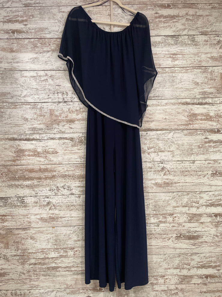 NAVY/SILVER SPARKLY JUMPER