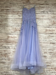LAVENDER/FLORAL ALINE GOWN-NEW