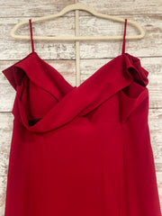 RED LONG EVENING GOWN