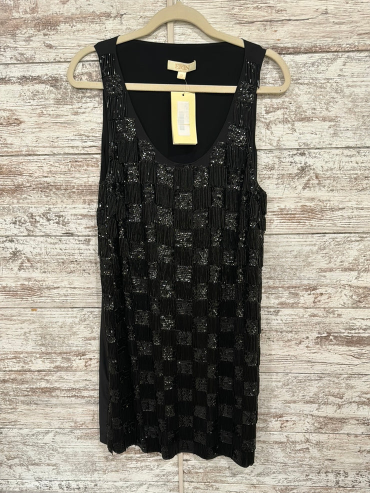 BLACK BEADED DRESS (NEW) $400