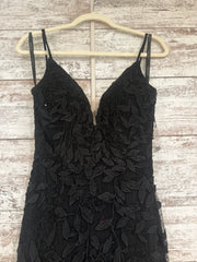 BLACK/FLORAL LONG DRESS (NEW)