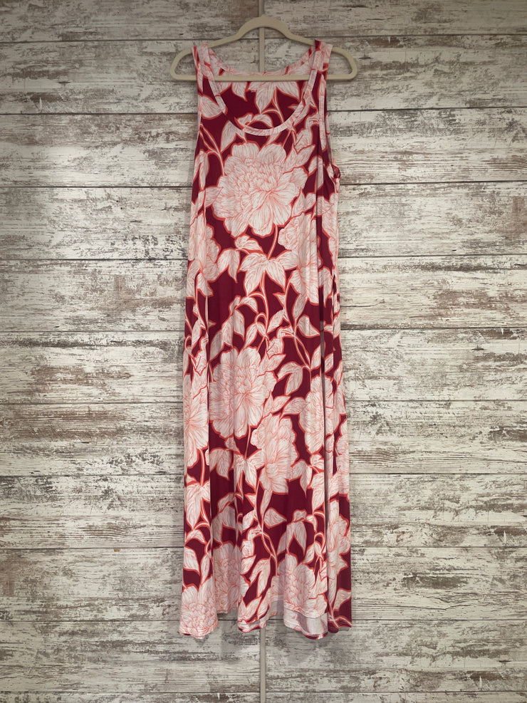 ORANGE FLORAL MAXI DRESS $139
