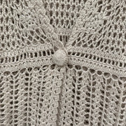 IVORY CROCHET CARDIGAN