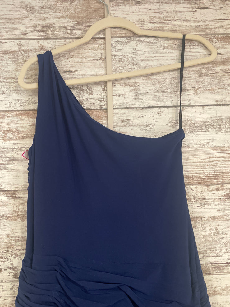 NAVY LONG EVENING GOWN (NEW)
