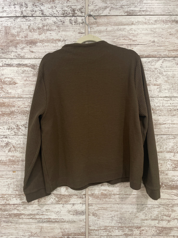 GREEN LONG SLEEVE TOP $109