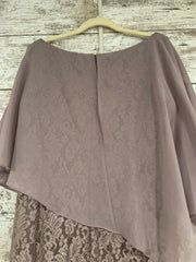 BLUSH SPARKLY LONG EVENING GOW