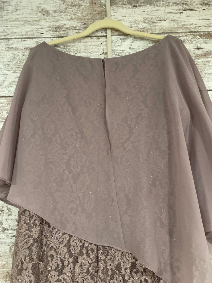 BLUSH SPARKLY LONG EVENING GOW