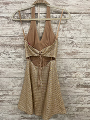GOLD SPARKLY SHORT DRESS