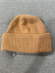 TAN WOOL BLEND HAT $48