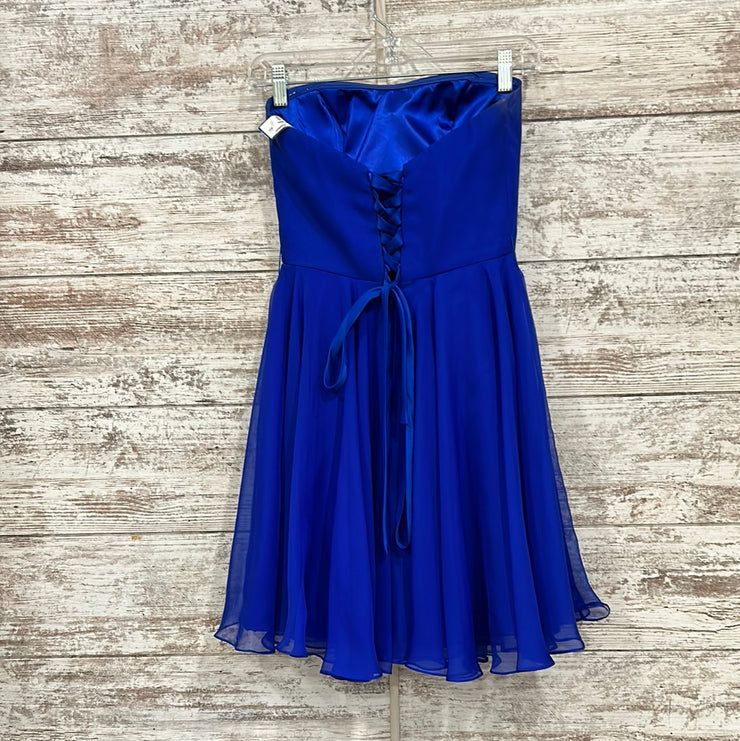 ROYAL BLUE SHORT DRESS