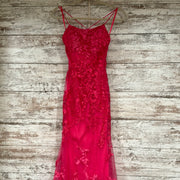 PINK/FLORAL MERMAID GOWN