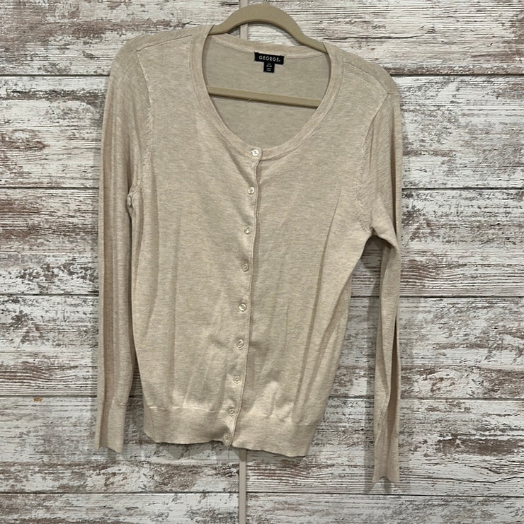 TAN BUTTON UP CARDIGAN