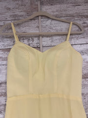 YELLOW LONG EVENING GOWN - NEW