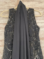 GRAY/SILVER SPARKLY LONG DRESS